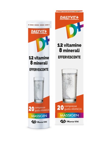 MASSIGEN DAILYVIT+ MULTIVITAMINICO 20 COMPRESSE EFFERVESCENTI