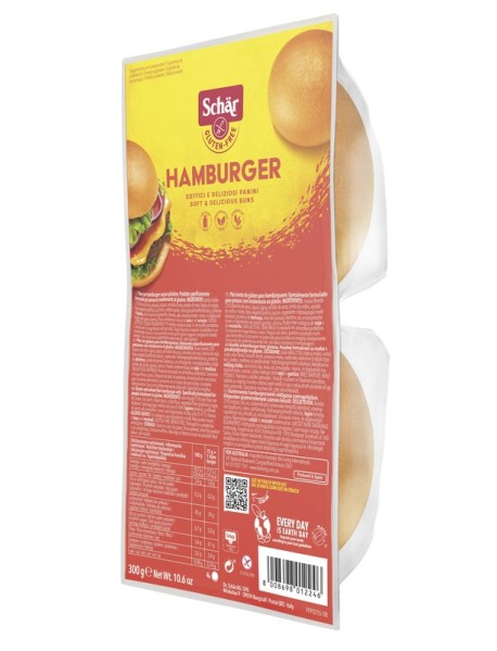 SCHAR PANINI PER HAMBURGER 300G