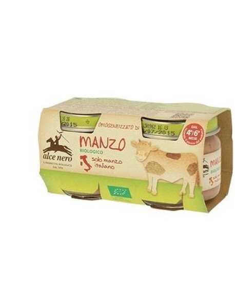 OMOGENEIZZATO MANZO BIO 2X80G