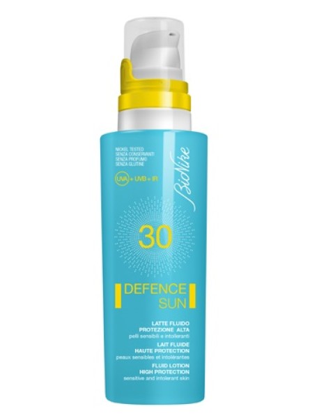 BIONIKE DEFENCE SUN 30 LATTE FLUIDO PROTEZIONE ALTA 125ML