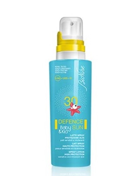 BIONIKE DEFENCE SUN BABY&KID LATTE FLUIDO SPF30 PROTEZIONE ALTA 125ML