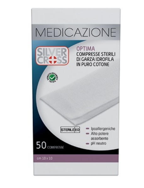 OPTIMA GARZA COT 10X10CM 50PZ