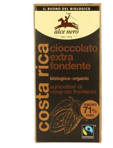 ALCE NERO TAVOLETTA DI CIOCCOLATO EXTRA FONDENTE 100G