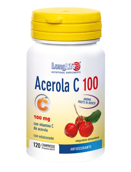 LONGLIFE ACEROLA C100 120 COMPRESSE