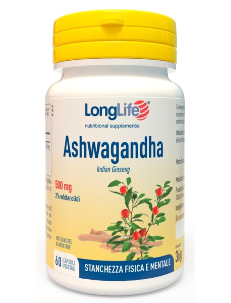 LONGLIFE ASHWAGANDHA 60 CAPSULE