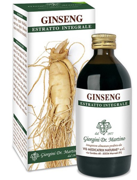 DR.GIORGINI GINSENG ESTRATTO INTEGRALE 200ML