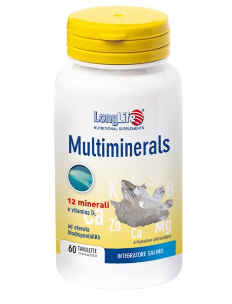 LONGLIFE MULTIMINERALS 60 TAVOLETTE