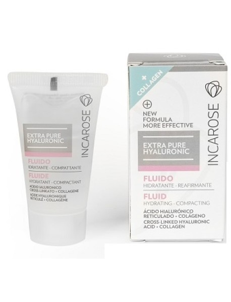 INCAROSE EXTRA PURE HYALURONIC FLUIDO ACIDO IALURONICO CON COLLAGEN 15ML