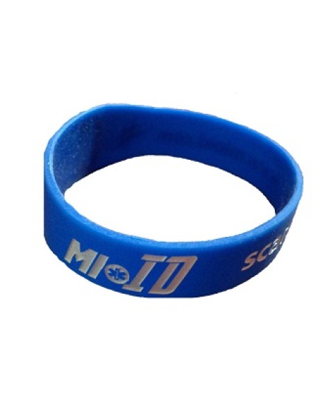 MIOID BRACCIALE IDENTIFICATIVO IN SILICONE MISURA L COLORE BLU