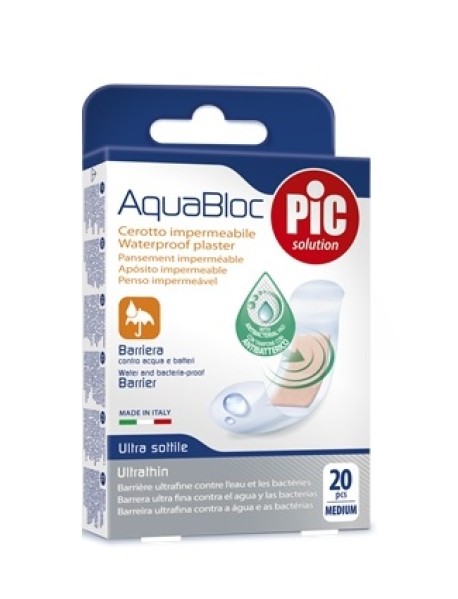 PIC AQUABLOC 19X72MM 20 CEROTTI IMPERMEABILI