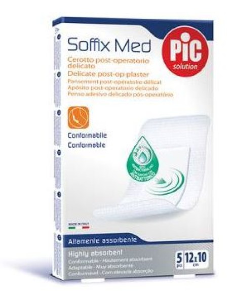 PIC SOFFIX MED 10X12CM CEROTTO POST-OPERATORIO 5 CEROTTI