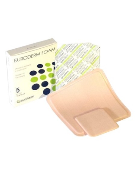 EURODERM FOAM SCH 10X10CM 5PZ