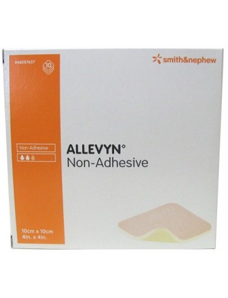 ALLEVYN NON-ADHESIVE 10X10CM 10 PEZZI