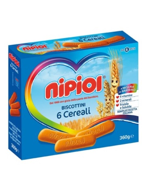 NIPIOL BISCOTTINI 6 CRL 360G