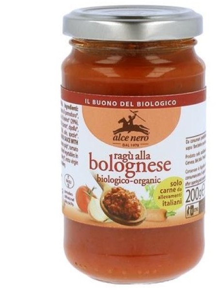 RAGU' ALLA BOLOGNESE BIO 200G