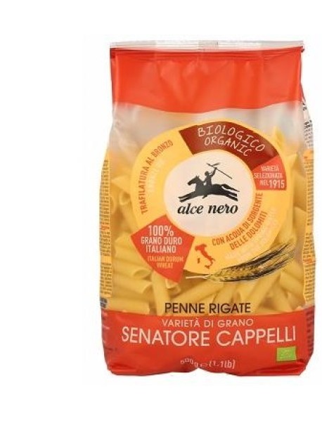 ALCE NERO PENNE RIGATE DI SEMOLA SENATORE CAPPELLI BIO 500G