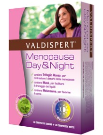 VALDISPERT MENOPAUSA DAY & NIGHT 30 COMPRESSE GIORNO + 30 COMPRESSE NOTTE 