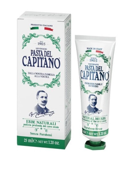 PASTA DEL CAPITANO 1905 DENTIFRICIO ALLE ERBE NATURALI 25ML