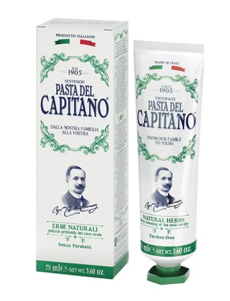 PASTA DEL CAPITANO 1905 DENTIFRICIO ALLE ERBE NATURALI 75ML