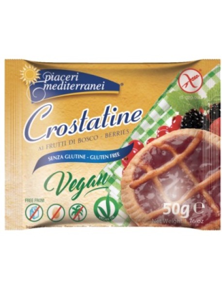 PIACERI MEDITERRANEI CROSTATINE AI FRUTTI DI BOSCO 50G