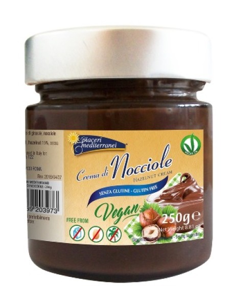 PIACERI MEDITERRANEI CREMA DI NOCCIOLE 250G