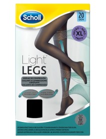 SCHOLL LIGHT LEGS COLLANT 20 DEN TAGLIA XL COLORE NERO