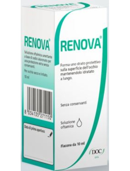 RENOVA SOLUZIONE OFTALMICA CON ACIDO IALURONICO 0,4% 10ML