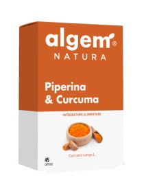 ALGEM PIPERINA E CURCUMA 45 CAPSULE