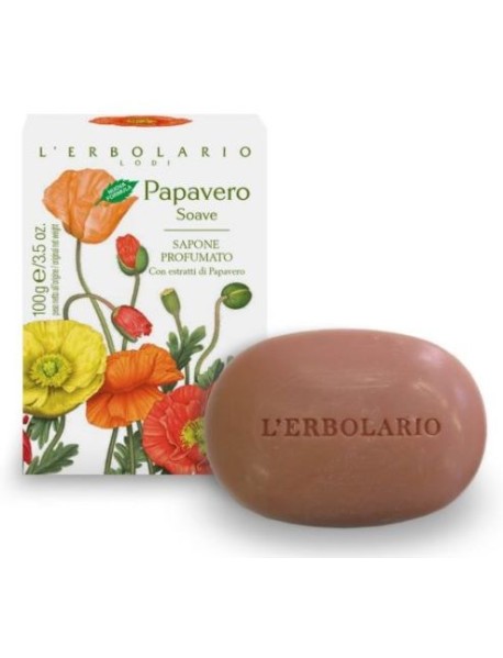 L'ERBOLARIO PAPAVERO SOAVE SAPONE PROFUMATO 100G