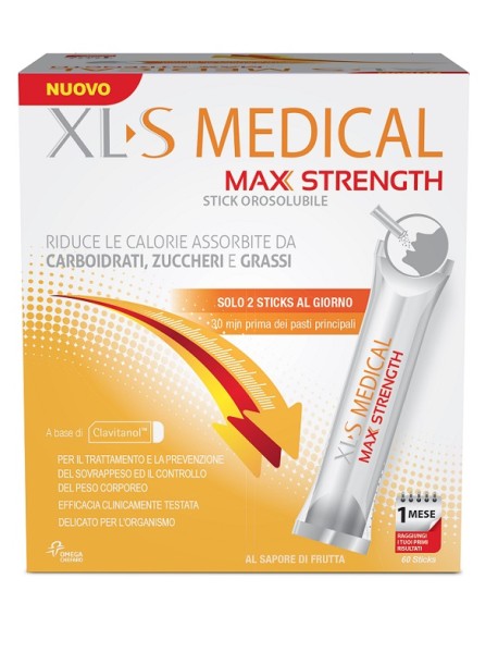 XLS MEDICAL MAX STRENGTH 60 STICK