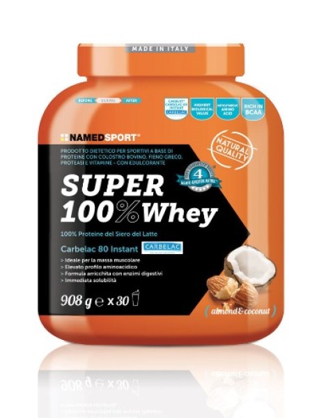 NAMEDSPORT SUPER100% WHEY COCCO E MANDORLA 2KG