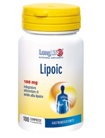 LONGLIFE LIPOIC 100MG 100 CAPSULE