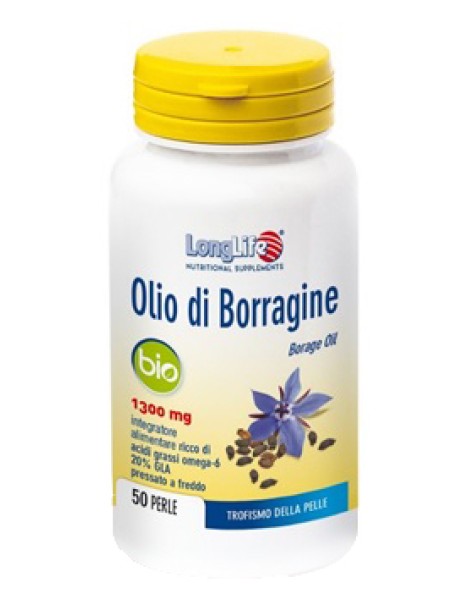 LONGLIFE OLIO DI BORRAGINE BIO 50 PERLE