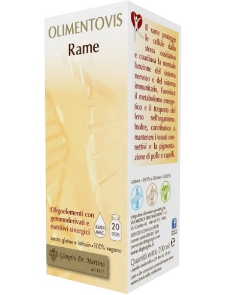 DR.GIORGINI OLIMENTOVIS RAME 200ML