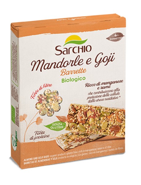 SARCHIO SNACK MANDORLE E GOJI 80G