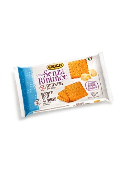 GUSTO SENZA RINUNCE BISCOTTI PETIT AL BURRO 200G