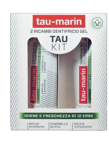 TAU-MARIN DENTIFRICIO RINFRESCANTE 2 RICAMBI DA 20 ML