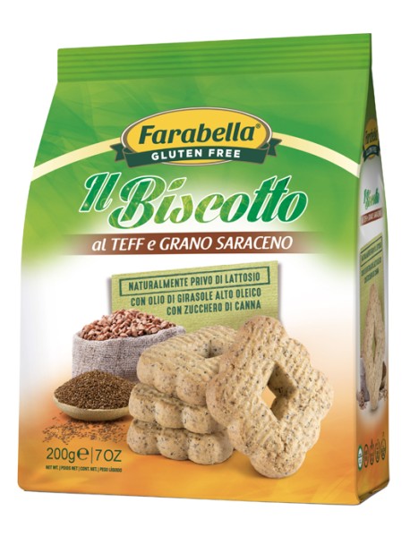 FARABELLA BISCOTTO AL TEFF E GRANO SARACENO 200G