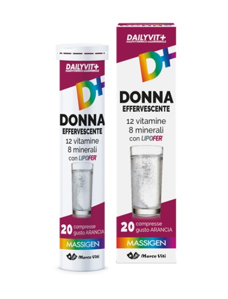 MASSIGEN DAILYVIT DONNA EFFERVESCENTE 20 COMPRESSE