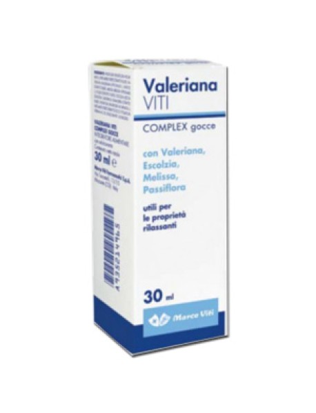 MARCO VITI VALERIANA COMPLEX GOCCE 30ML