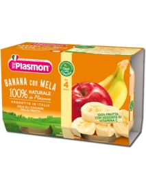 PLASMON OMOGENEIZZATO BANANA E MELA 2X104G