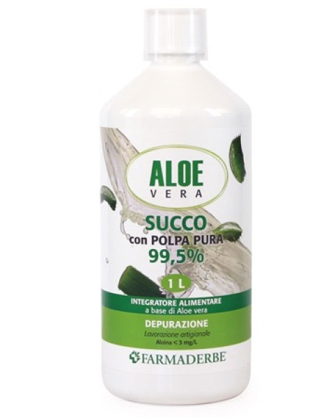 FARMADERBE ALOE VERA SUCCO CON POLPA PURA 1000ML