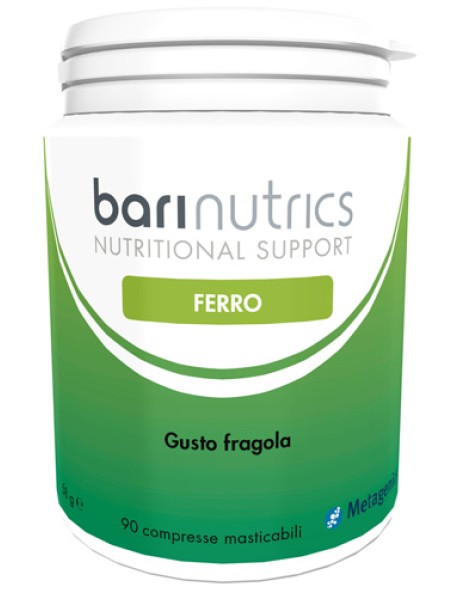 BARINUTRICS FERRO GUSTO FRAGOLA 90 COMPRESSE MASTICABILI