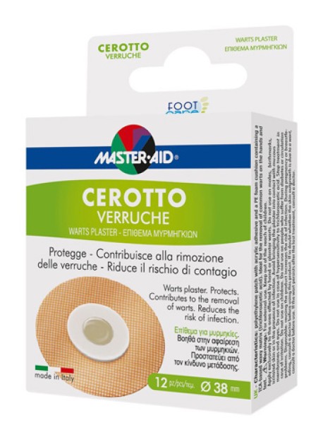 MASTER-AID CRIOLINE CEROTTO VERRUCHE 12 PEZZI