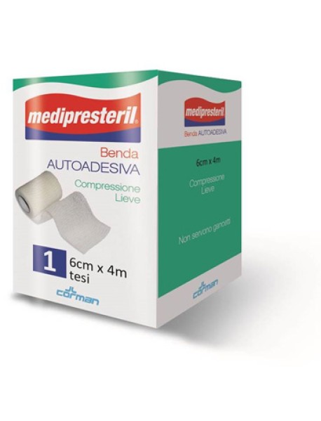 MEDIPRESTERIL BENDA AUTOADESIVA 6X400CM