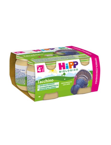 HIPP BIO OMOGENEIZZATO TACCHINO 4X80G