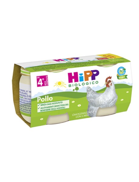 HIPP BIO OMOGENEIZZATO POLLO 2X80G