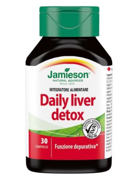 JAMIESON DAILY LIVER DET 30CPR