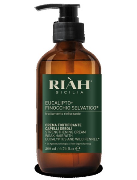 RIAH EUCALIPTO E FINOCCHIO SELVATICO CREMA FORTIFICANTE PER CAPELLI 200ML