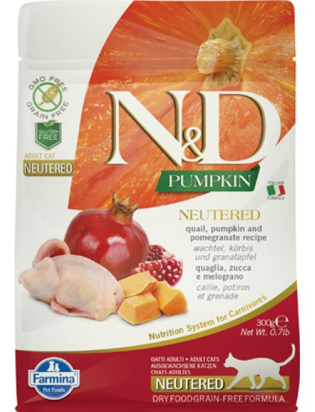 N&D P FEL NEUTERED AD 300G